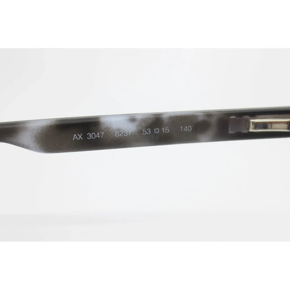 Armani Exchange AX3047 8237 Blue Grey Marbled Cat Eye Eyeglasses Frames